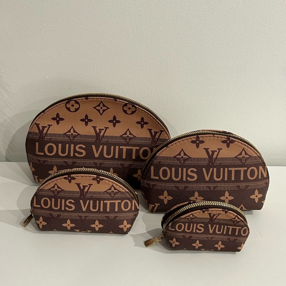 LV Monogram Cosmetic Pouch Set